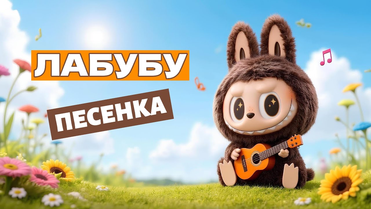 ЛАБУБУ ПЕСНЯ 🎶 ДЕТСКАЯ ПЕСНЯ ПРО ИГРУШКУ LABUBU💖