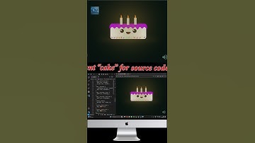 Birthday Cake Animation Coding | #html #css #javascript #birthday