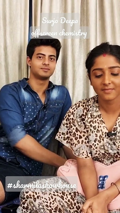 Awwww! Don't miss such a lovely moment of Surjo-Deepa #anuragerchowa  #sharmilashowhouse