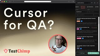 Cursor but for QA?  Let's check out the new TestChimp Chrome Extension!