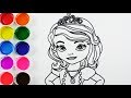 Dibujos Animados Para Colorear De Princesas Faciles