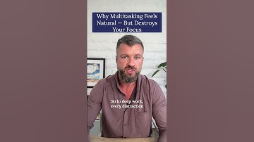 Why Multitasking Feels Natural — But Destroys Your Focus