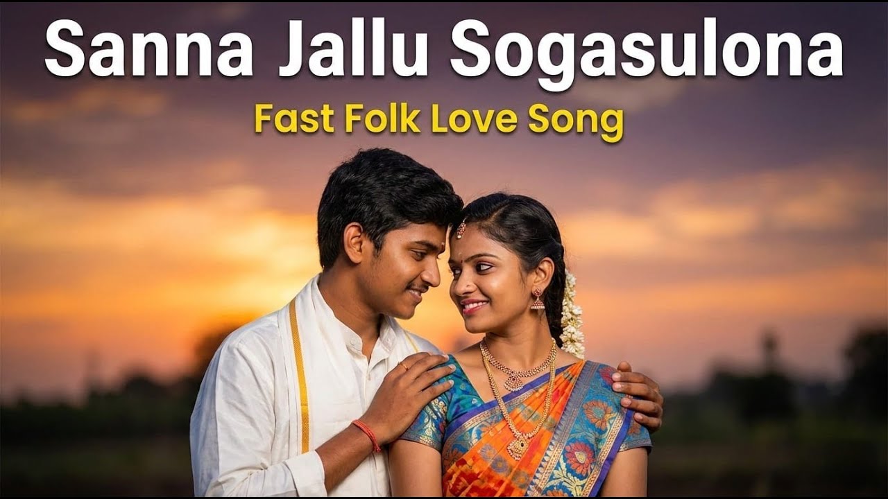 Sanna Jallu Sogasulona | Folk Love Song | New Telugu Romantic Song 2026