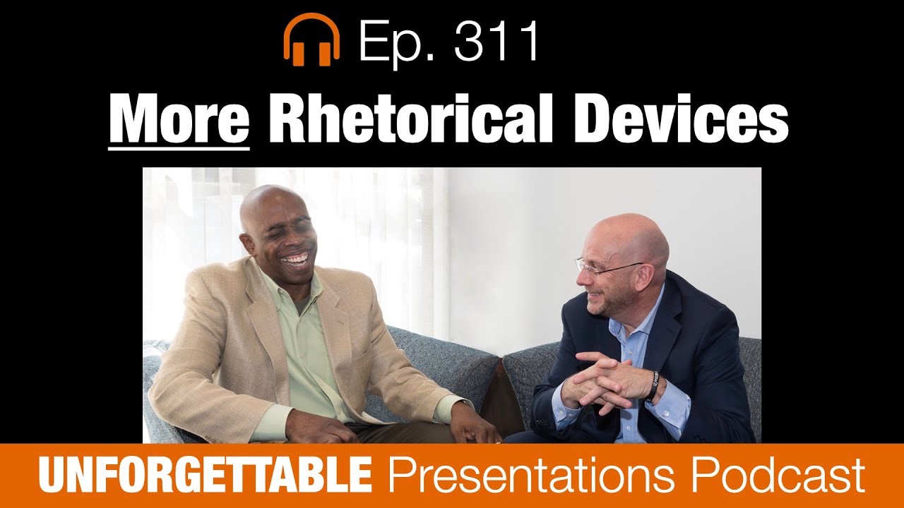 Ep 311 MORE Rhetorical Devices - YouTube