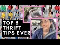 MY TOP 5 THRIFTING TIPS | Finding the Best Things at the Thrift &amp; Deals, Depop Seller, Entrepreneur