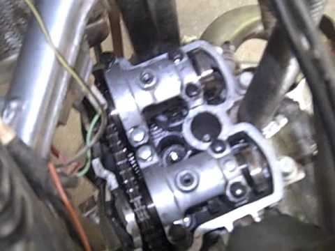 Honda rebel 250 valve adjustment #3