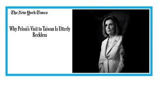 Nancy Pelosi à Taïwan: 