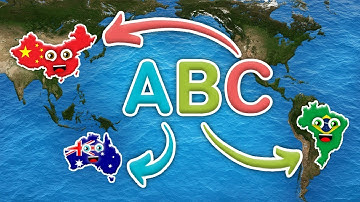 ABC Countries for Children - Learn Alphabet with Countries and Flags for Toddlers & Kids