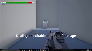 Unreal Engine 4 - Example of Turret Tracking + Firing.