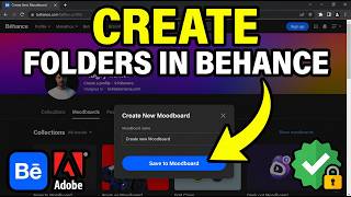 How to Create Folder in Behance