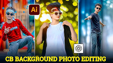 😱 सिर्फ़ 1 Click में CB Background Photo Editing Kare | Chatgpt Se Viral Photo Editing Kaise Kare |