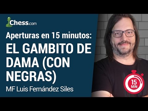 El Gambito de Dama (con negras) en 15 minutos