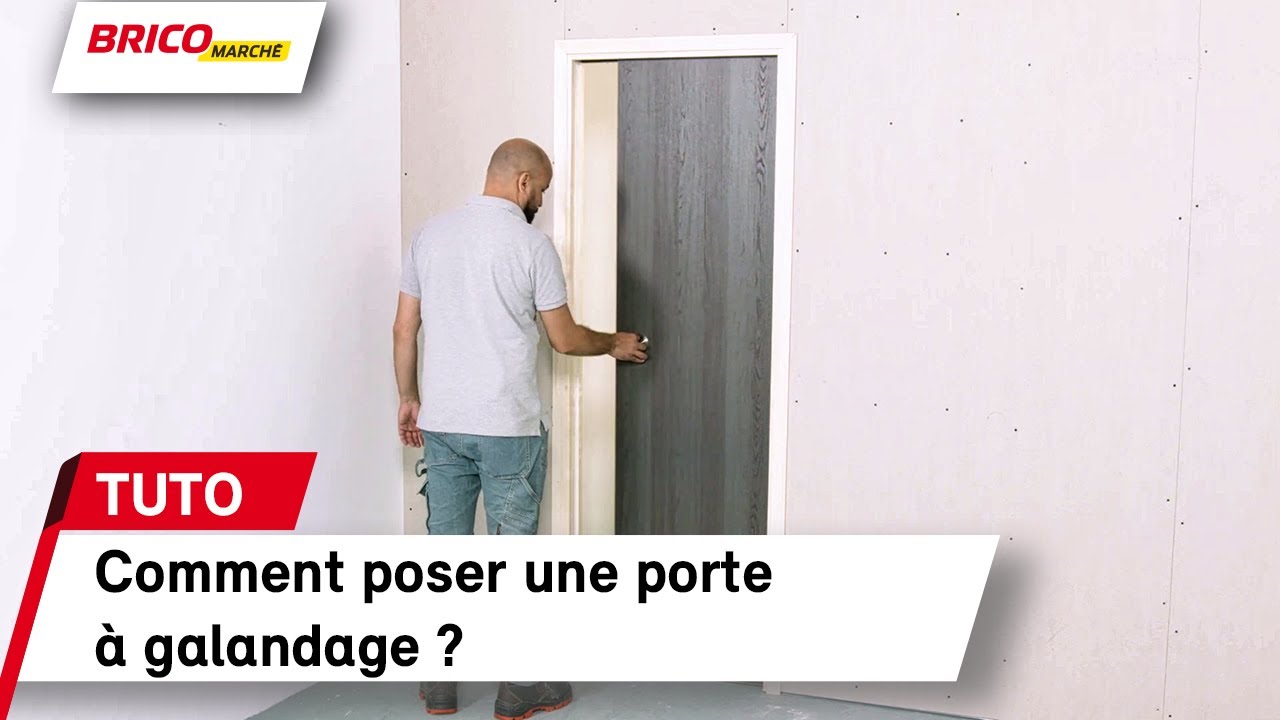 Placement et finition des portes coulissantes a galandage - Dobbit