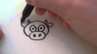 Как нарисовать корову| how to draw cow Как нарисовать корову| how to draw cow