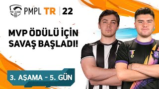 2022 PMPL Türkiye 2. Sezon 3. Aşama 5. Gün | Güz mevsimi | PUBG MOBILE Pro League