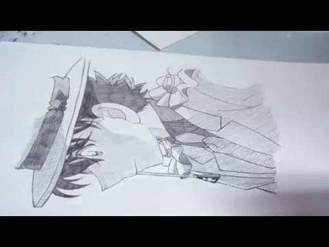 RE: Anime drawing: detective conan, shin boy pencil, super theft kaito kid,  pirate king lufi — Steemit