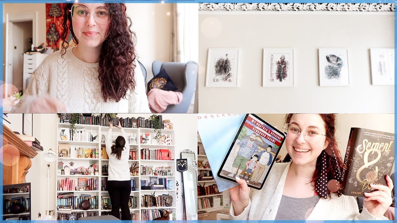 📚Finishing 5 reads, redecorating and unboxing Book Box Club - vlog | Book Roast