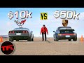 1980s Performance Car Showdown: Corvette vs Porsche Drag Race, Roll Race, & Brake Test