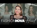 Fashion Nova Haul 💃 (FIRST IMPRESSIONS) | Aashna Hegde