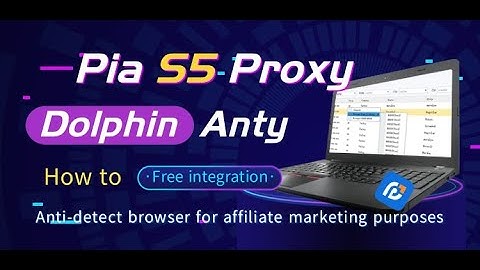 Pia S5 Proxy and Dlophin Affiliate Marketing Anti-Detection Browser Integration Guide#ips #pia
