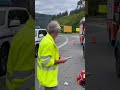 Increíble despegue, en un accidente!