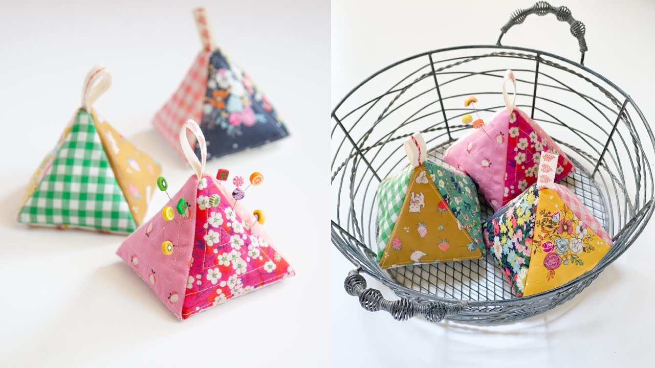 Pyramid Pin Cushion PDF Sewing Pattern — Pin Cut Sew Studio