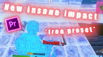 New insane impact tutorial for premiere pro *free preset*