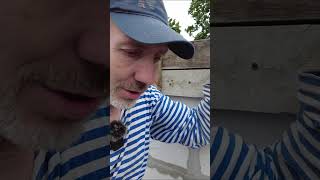 Удобные леса на середине пути!