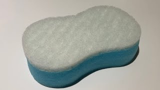 Asmr dry sponge ripping ,sponge sounds💙🧽 screenshot 1