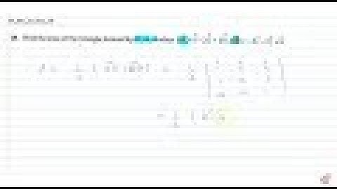 Find the area of the triangle formed by `O ,A ,B` when ` vec O A= hat i+2 hat j+3 hat k , vec O ...