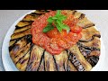 Греческая кухня 🇬🇷  Мелидзанотурта (баклажанный торт)