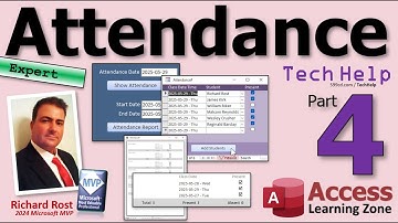 How to Track Attendance in Microsoft Access: Students, Employees, etc., Part 4