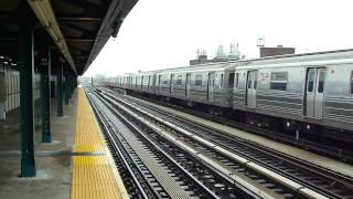 BMT West End Line: R68 D Train at 71st St (Stillwell Bound)