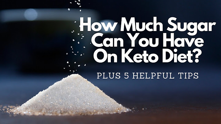 How much sugar is ok on keto