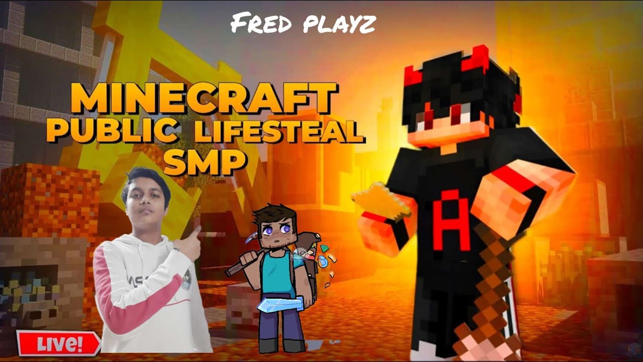 LIVE MINECRAFT SMP LIVE WITH @WOLFY GAMER