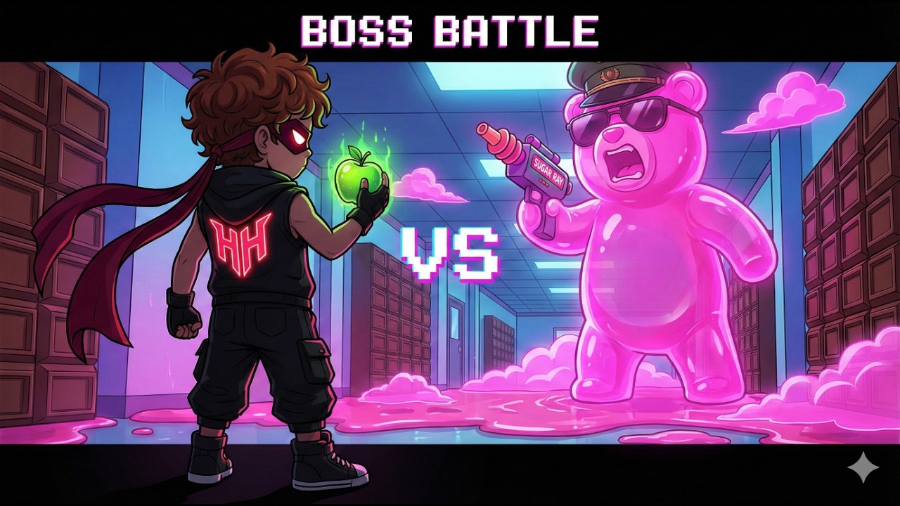 EP 3- КОНФЕТНЫЙ КОМАНДИР! 🍭👾 Битва с Боссом (Halo Hood)