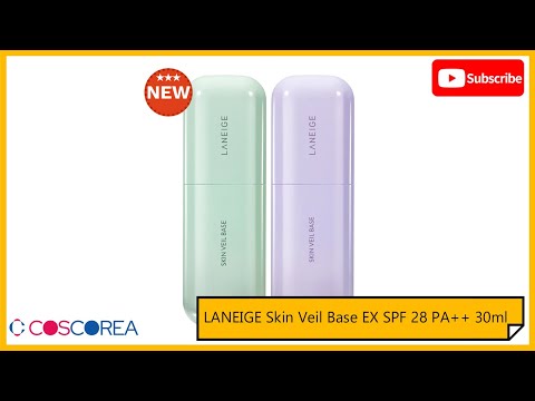 [2022 COSCOREA VLOGS] LANEIGE Skin Veil Base EX SPF 28 PA++ 30ml - video from Coscorea