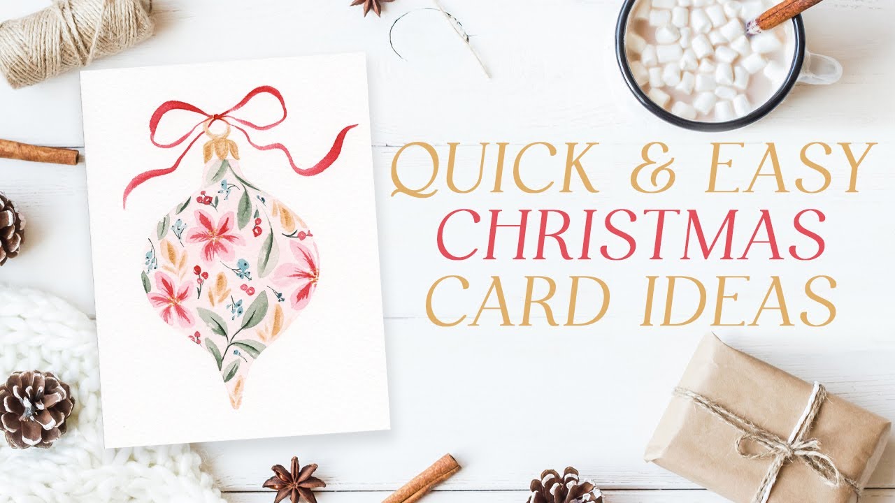 70 Watercolor Christmas Card Art Ideas ( Free Printable Templates - View #3