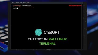 Terminal-GPT (TGPT) | AI for Kali Linux | kidnapshadow | Linux Terminal
