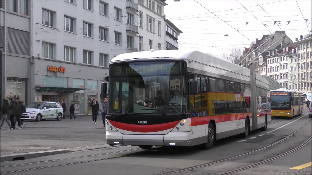 st.gallerbus - Verkehrsbetriebe St.Gallen, Februar 2017