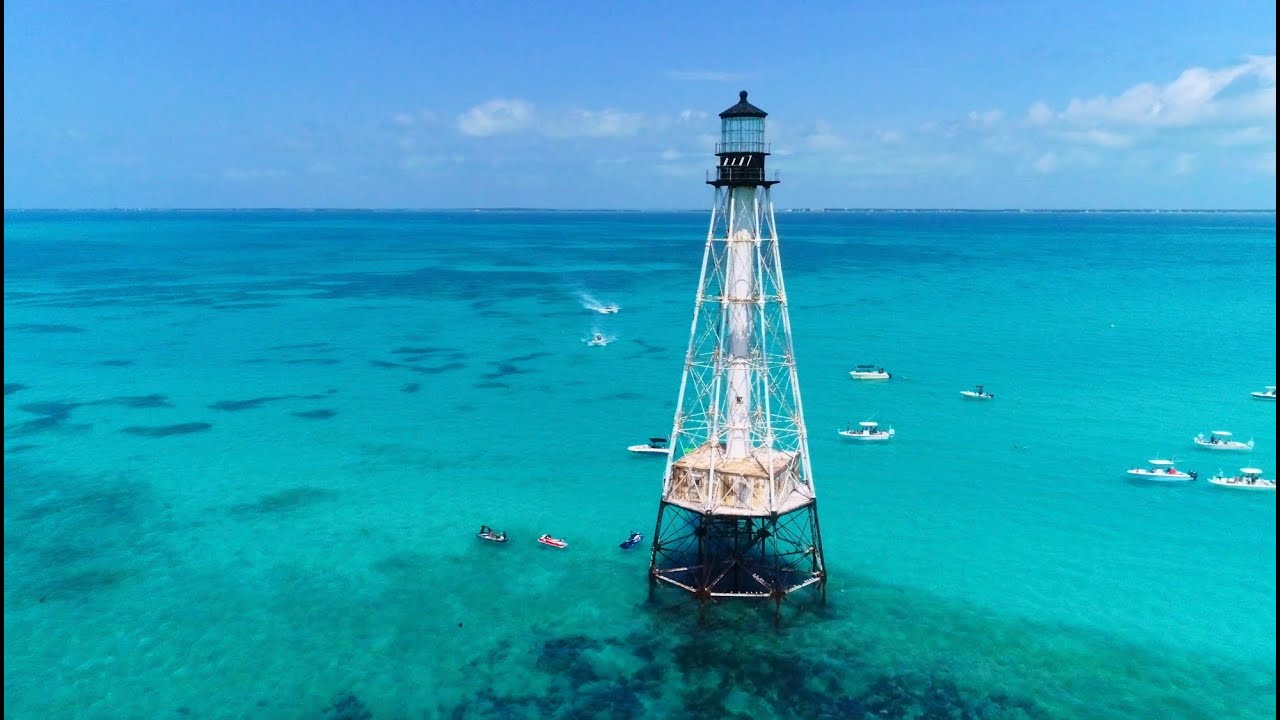 Snorkeling Famous Alligator Lighthouse in Florida Keys! GoPro HERO10 (5K)