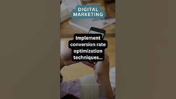 Implement conversion rate optimization techniques... #Shorts