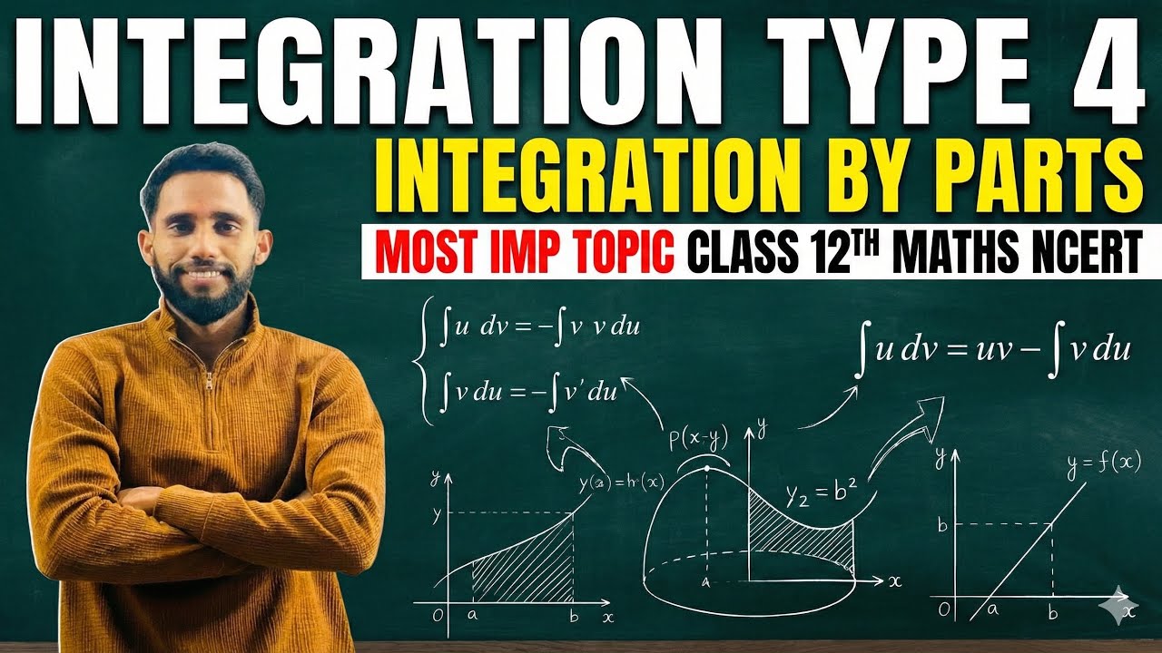 Class 12th maths | Integration by Part | Type 4 | #integration_by_parts ...