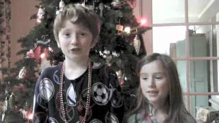 Sander and Ava Christmas 2011