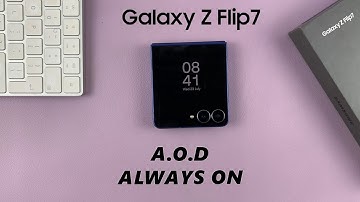 How To Set Always ON Display Show ALL The Time On Samsung Galaxy Z Flip 7