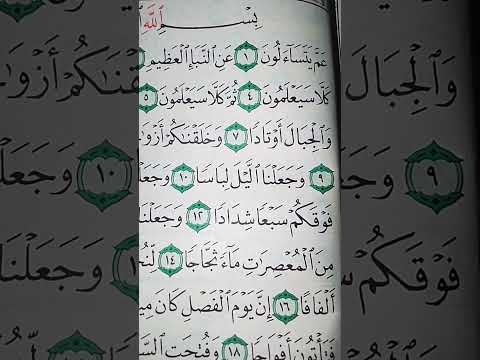 ما معنى وجعلنا الليل لباسا سورة النبأ