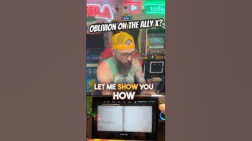 The best settings for OBLIVION ON THE ALLY X #videogames