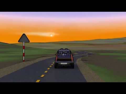 Animated Humour Bumpy Road Ahead Youtube