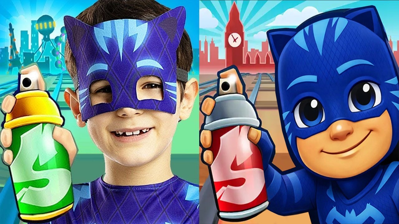 Subway Surfers London 2026 vs Subway Pj Masks Run Gameplay HD