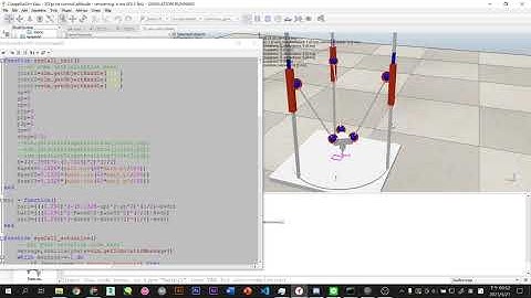 CoppeliaSim 3D Printer demo -by controlling altitude of the joint